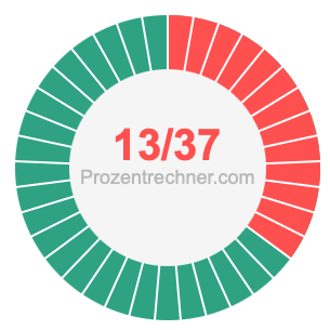 13/37 bruch