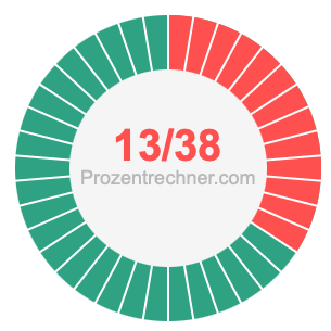 13/38 bruch