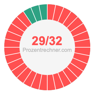 29/32 bruch