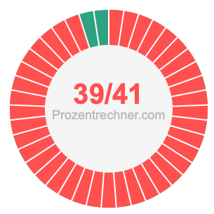 39/41 bruch